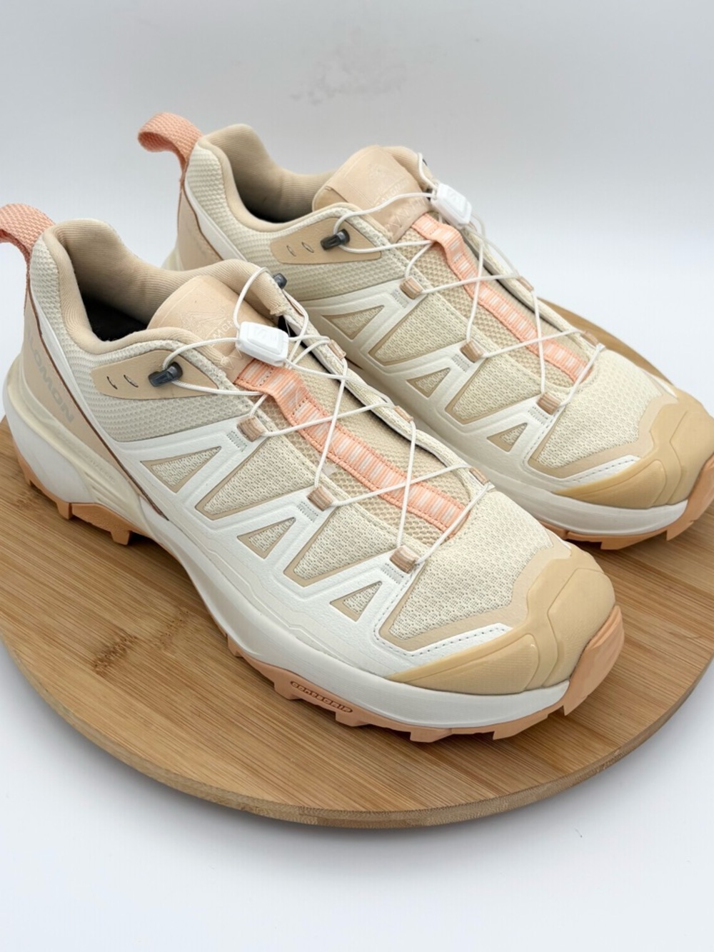 Salomon Women's Athletic Shoes in Cream and Peach